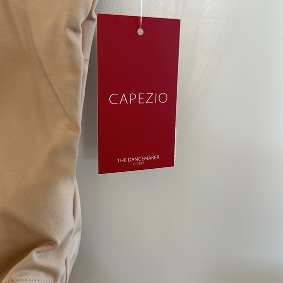 Capezio Girls I/CH nude camisole dance ballet bodysuit convert straps TN1420C - Picture 2 of 4